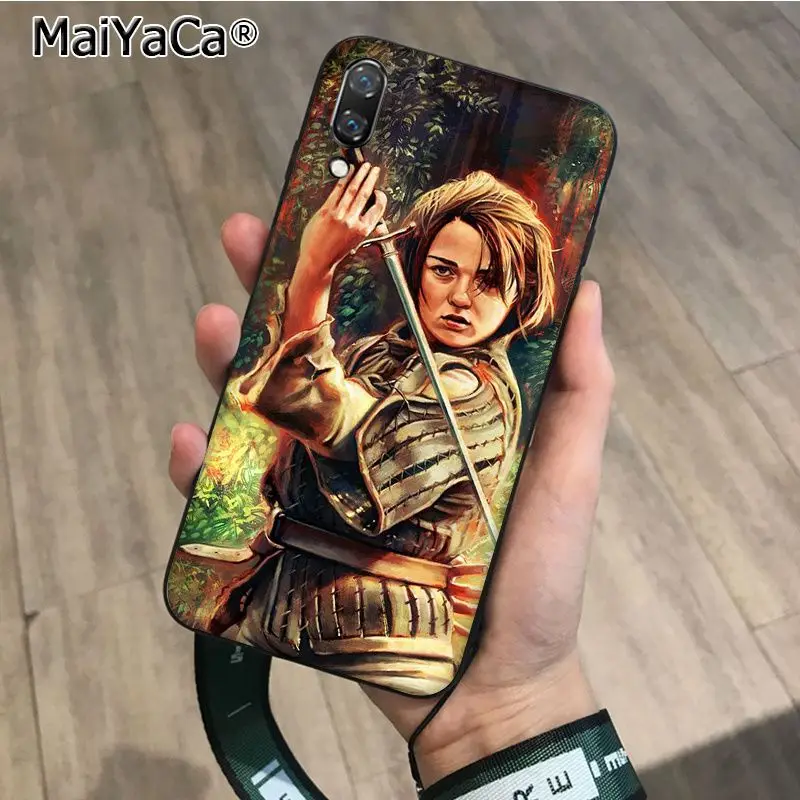 Высококачественный чехол для телефона MaiYaCa Game of Thrones Arya Stark Huawei P10 plus 20 pro P20 lite mate9 10