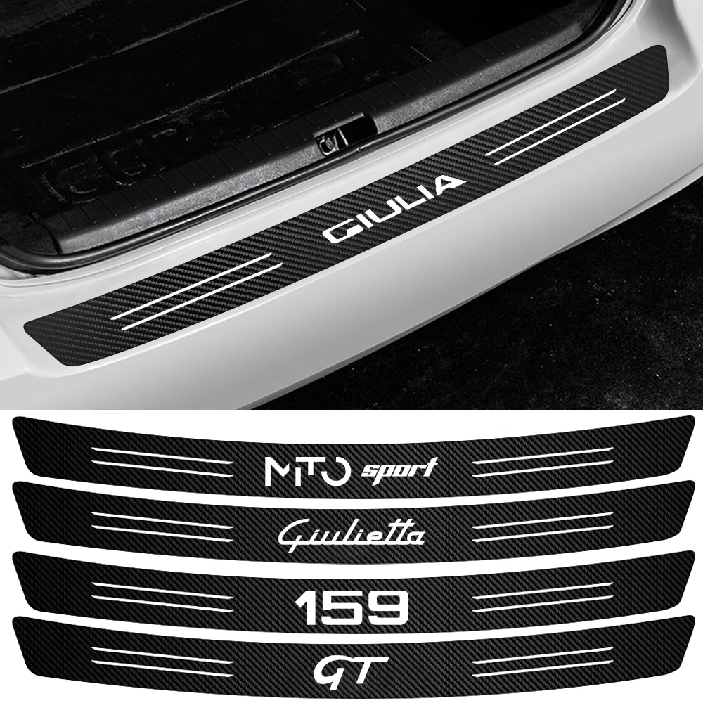 1 шт. 3D углеродное волокно для багажника анти-фотосессия Alfa Romeo 159 147 156 Giulietta Mito 166