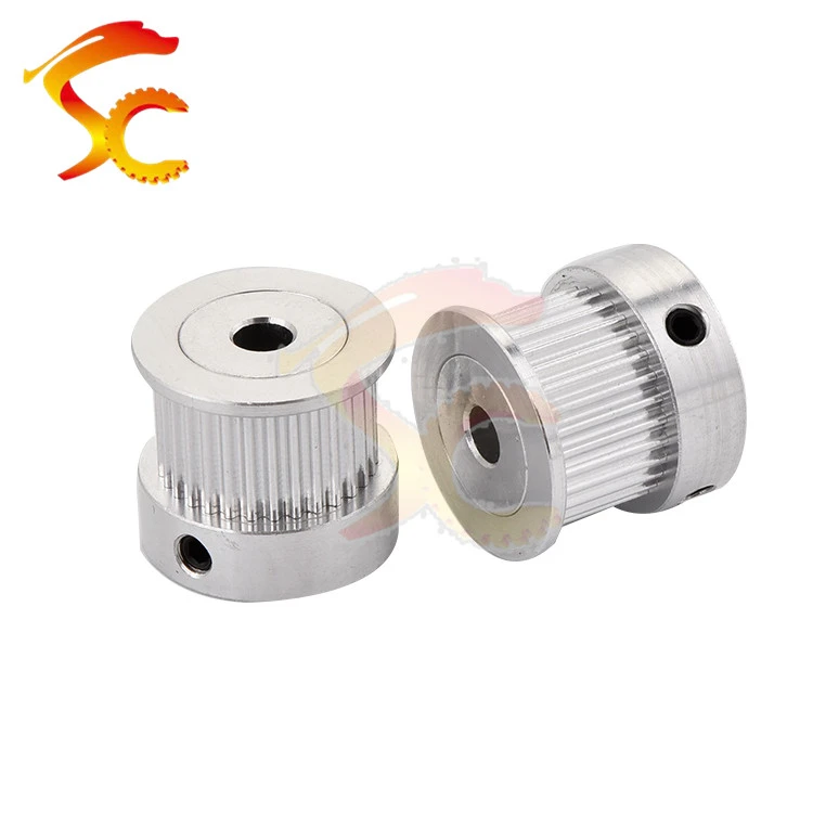 

2pcs/Lot GT2 30 teeth Timing Pulley Alumium Bore 5mm fit for belt Width 10mm