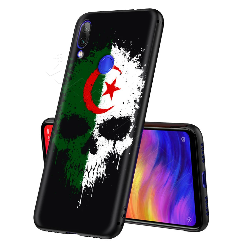 Чехол с национальным флагом Алжира для Xiaomi Redmi Note 8 MI 3 6 9 A1 A2 A3 8A 6X 9T CC9 Lite SE Pro Max F1 10 |