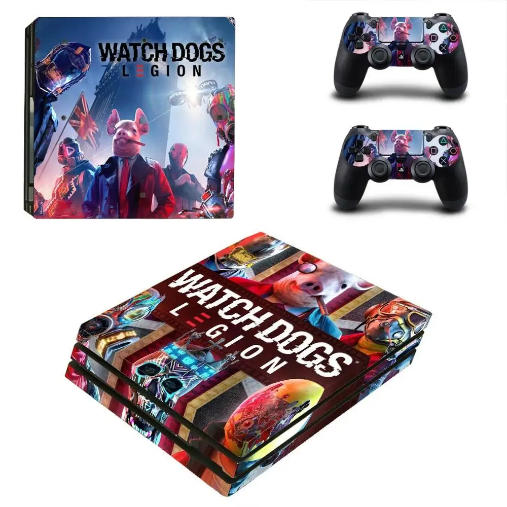 PS4 Pro наклейка s Watch Dogs: Legion Play station 4 на кожу Стикеры для playstation консоль и