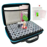 3060120 bottles of 5d diy diamond inlaid painting full square accessories tool carrying case box container hobby and crafts