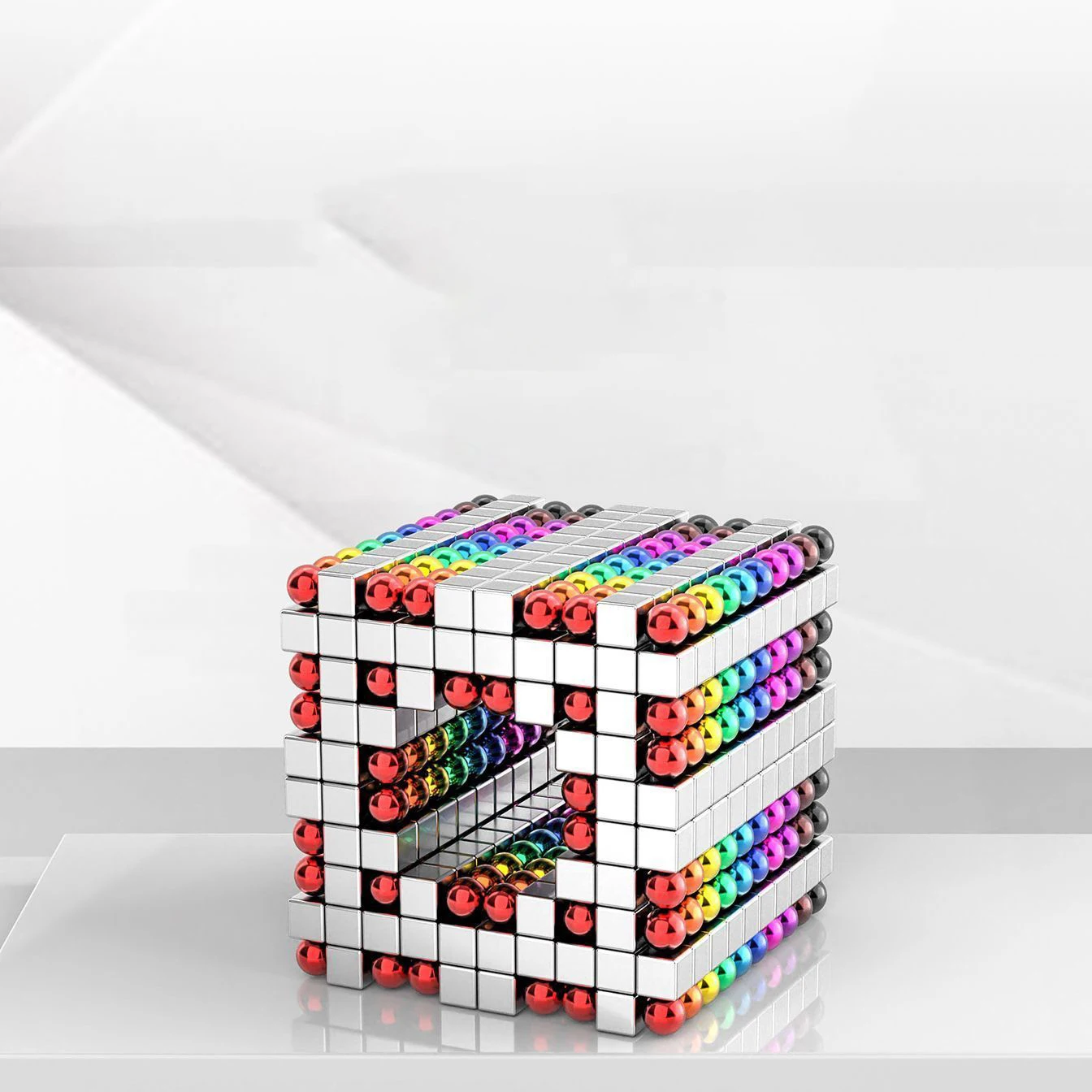 3/5MM Metaballs Magic Balls Cube Over Size Buck Sticks Blocks Building Construction Toys Arts Crafts Toy | Дом и сад