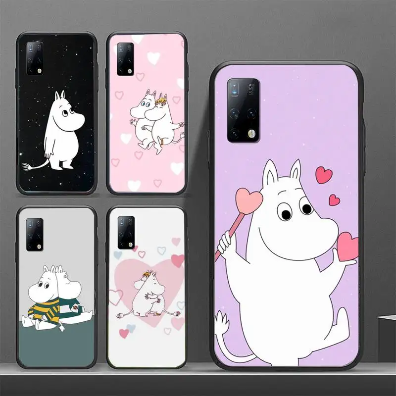 

Moomintroll Cartoon Cute moomines Phone Case for honor 8A 10 10i 9 Lite 5A 7A 8x 9x Pro 20 7c 8c PLAY Cover coque