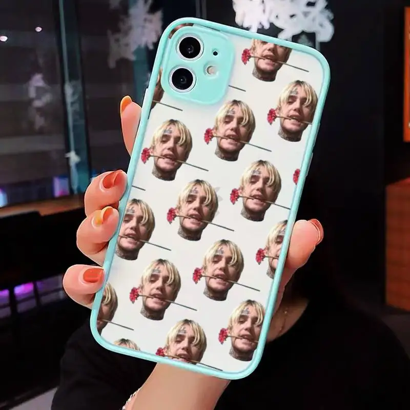 

Lil Peep Phone Cases Matte transparent For blue iPhone 12 Mini 11 Pro XR XS Max 7 8 Plus X Back Cover