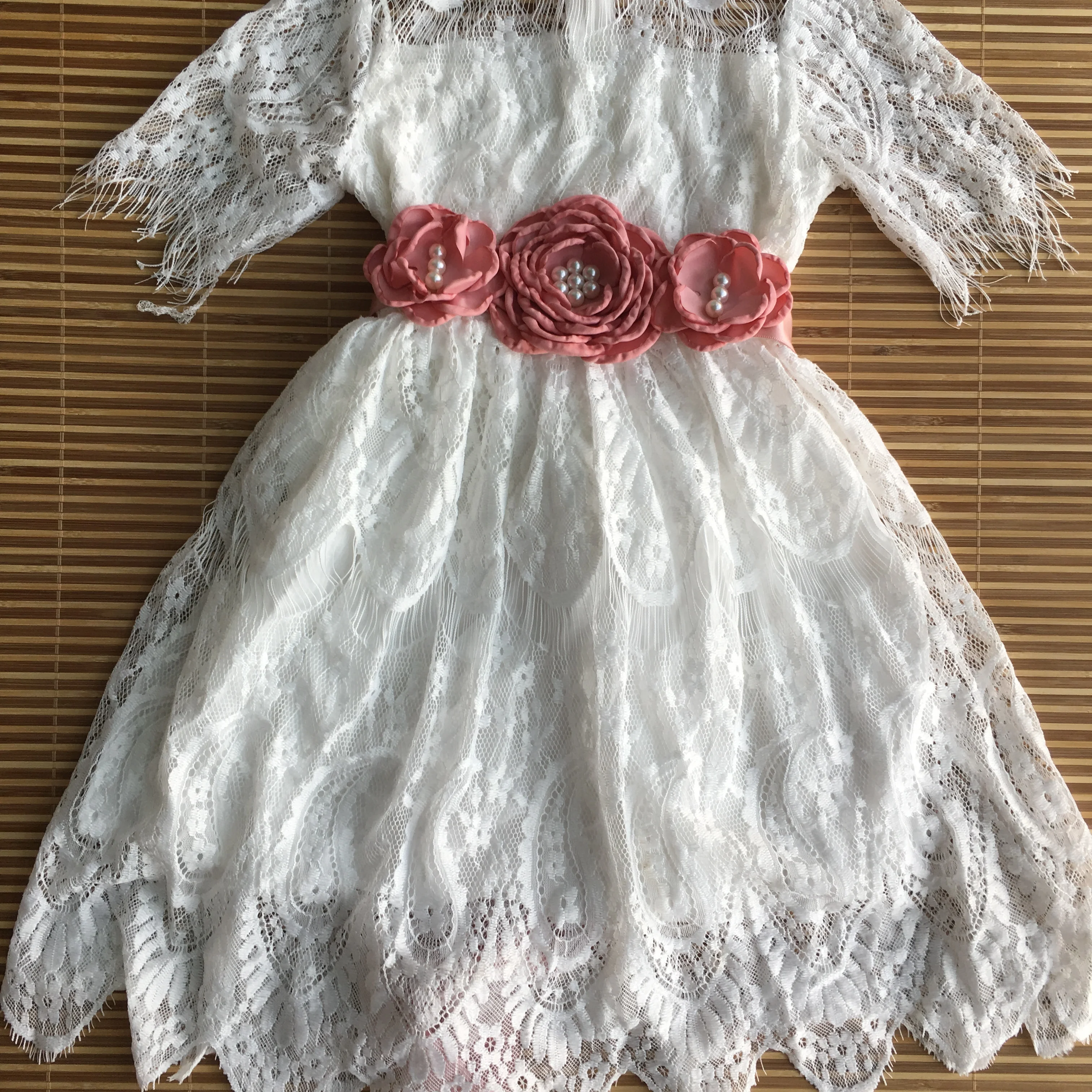 Детское платье с цветочной вышивкой яркое Цветочное для детской вечевечерние |