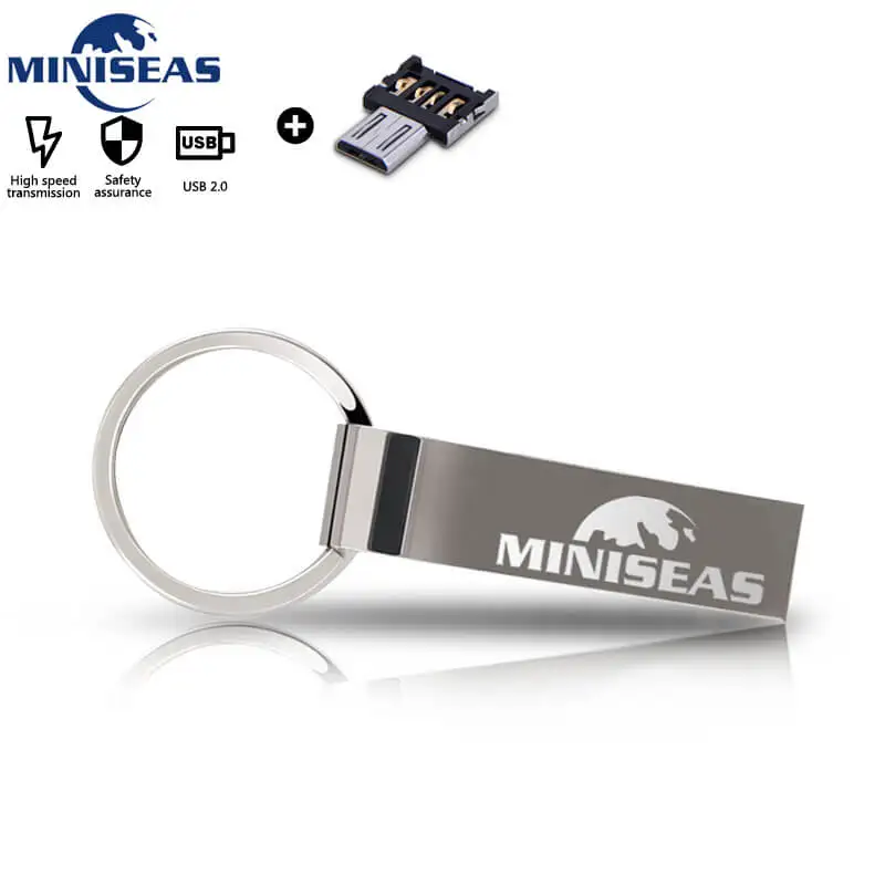 

Металлический USB флеш-накопитель Mniseas, флеш-накопитель 128 ГБ, 64 ГБ, 32 ГБ, 16 ГБ, 8 ГБ, флешка, usb флешка, usb Miniseas
