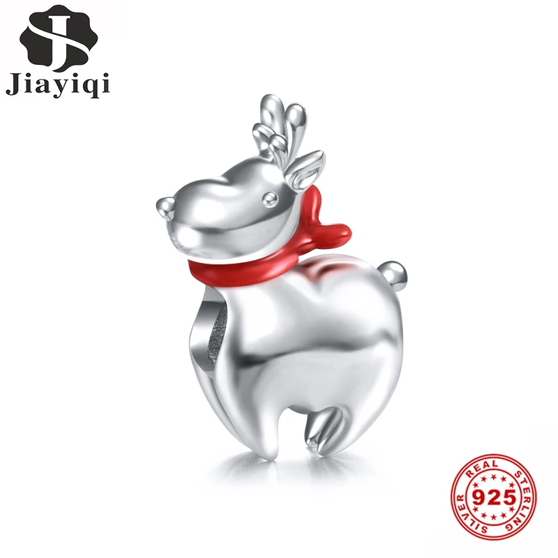 Женский браслет из серебра 925 пробы с подвесками|Бусины| |