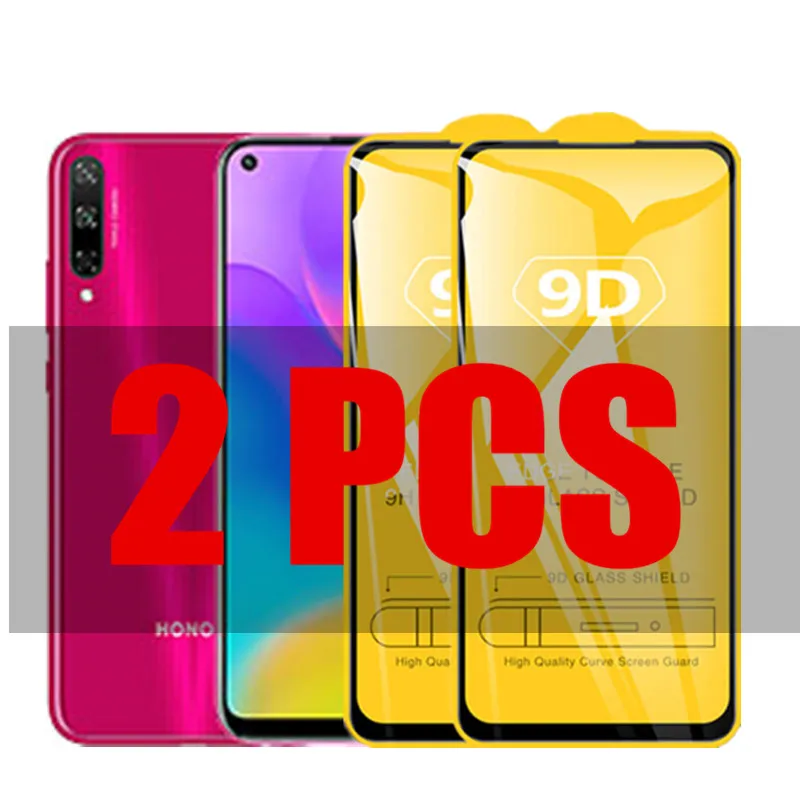 

2Pcs 9D Glass for Huawei Honor Play 3 Protective Glass on the For Honor Play 3 6.39" ASK-AL00x Screen Protector Film