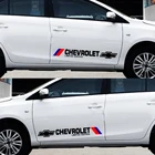Наклейки на кузова автомобиля, наклейки для Chevrolet Cruze, Captiva, Lacetti, Aveo, Niva, Trax, Onix, аксессуары, 2 шт.