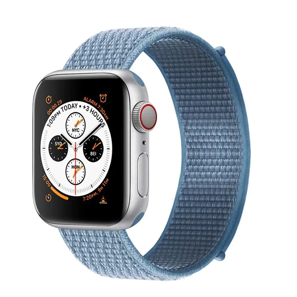 13 Нейлоновый ремешок для наручных часов Apple Watch 4 серии 3/2/1 38 мм 42 мм из мягкой дышащей ткани сменный ремешок Спортивные петли для наручных часов iwatch серии 4 40 мм 44 мм - Цвет ремешка: 13