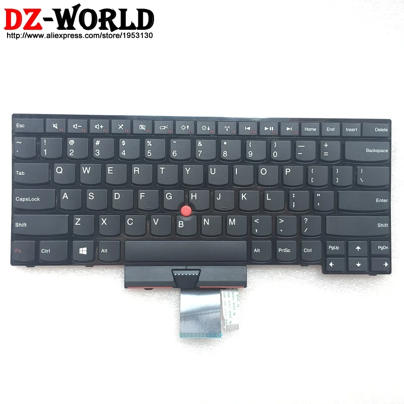 Inglês dos Eua Teclado para Lenovo Novo Thinkpad E430 E430c E435 E445 Laptop 04w2557 S430 E330 E335