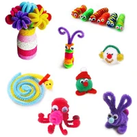 500pcs chenille stems pipe cleaners children educational toys handmade colorful chenille stems pipe for diy hand craft supplies