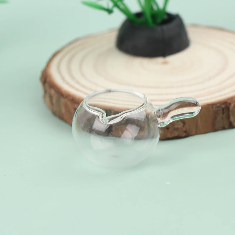

1:12 Scale Doll House DIY Decoration Charm Food Toy Dollhouse Miniature Glass Milk Pot