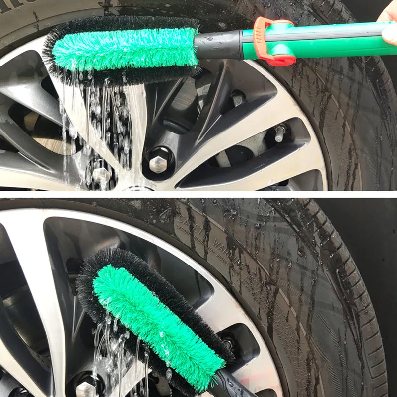 

High Pressure Car Wash Water Gun Set Plastic Cleaning Tire Wheel Brush Car Wash Soft Bristles Tool Accessories