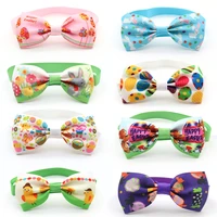 50100 x easter pets dog grooming accessories for small dogs bowtie necktie rabbit easter eggs style puppy dog bow ties supplies