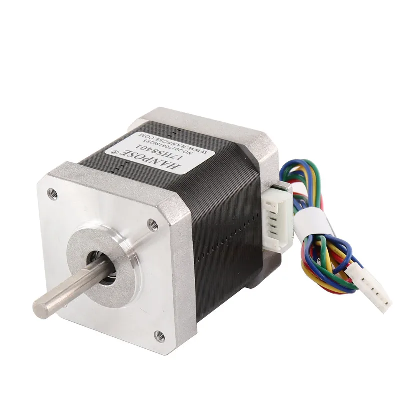 Шаговый двигатель 42BYGH48 1.8A (17HS8401) 4-проводной Nema17 48 мм 78Oz-in для монитора 3D-принтера 1