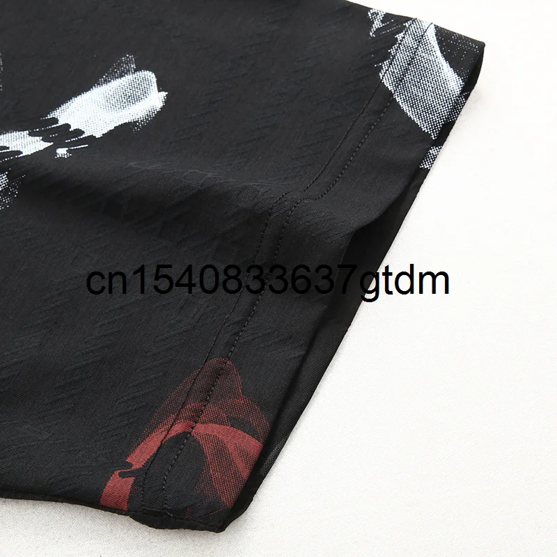 

Men's fat short sleeve T-shirt plus oversize loose large men's summer printed half sleeve fat T-shirt puffy