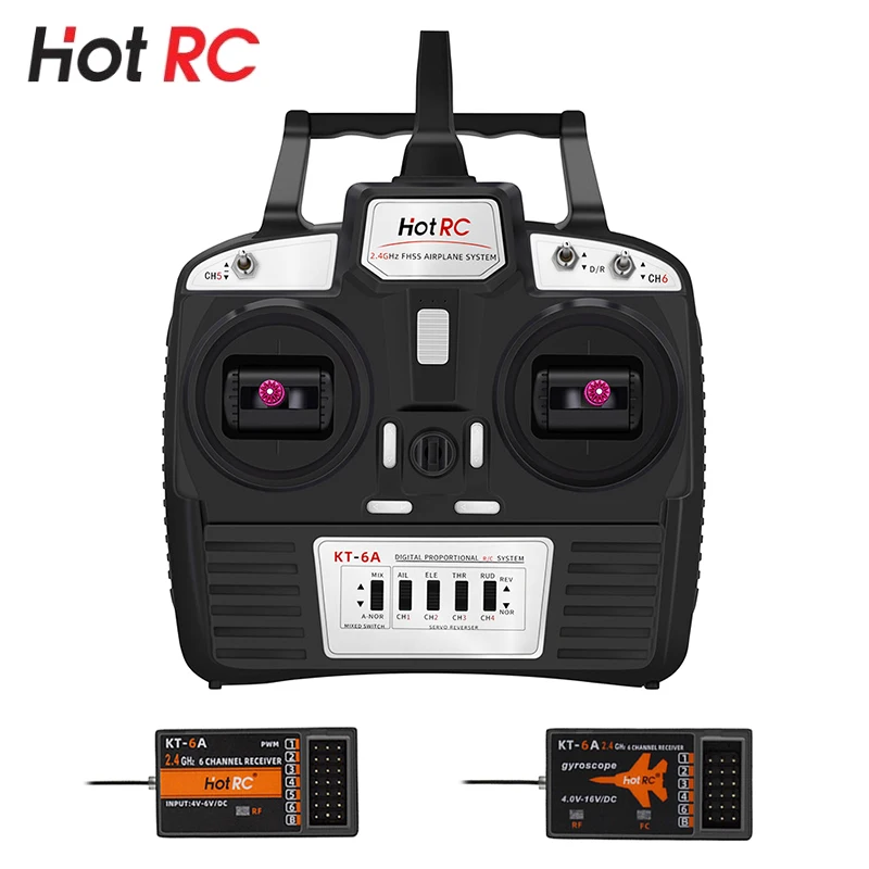 HotRC KT-6A 2 4 GHz 6-канальный 4ch FHSS пульт дистанционного управления с супер легким