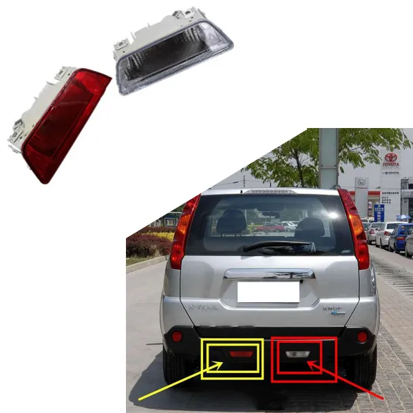 

Rear bar lamp rear bumper lamp rear fog lamp reversing lamp fog lamp assembly For Nissan X-TRAIL 2008-2013