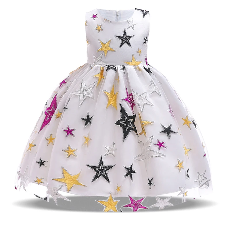 Детские платья для девочек рождественские с блестками детское платье принцессы