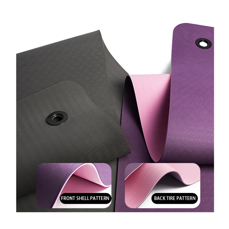 

183 * 61CM Suspended TPE Yoga Mat For Easy Storage High Density Fitness Mat For Men And Women 6MM Thick Sit-Up Exercise Mat