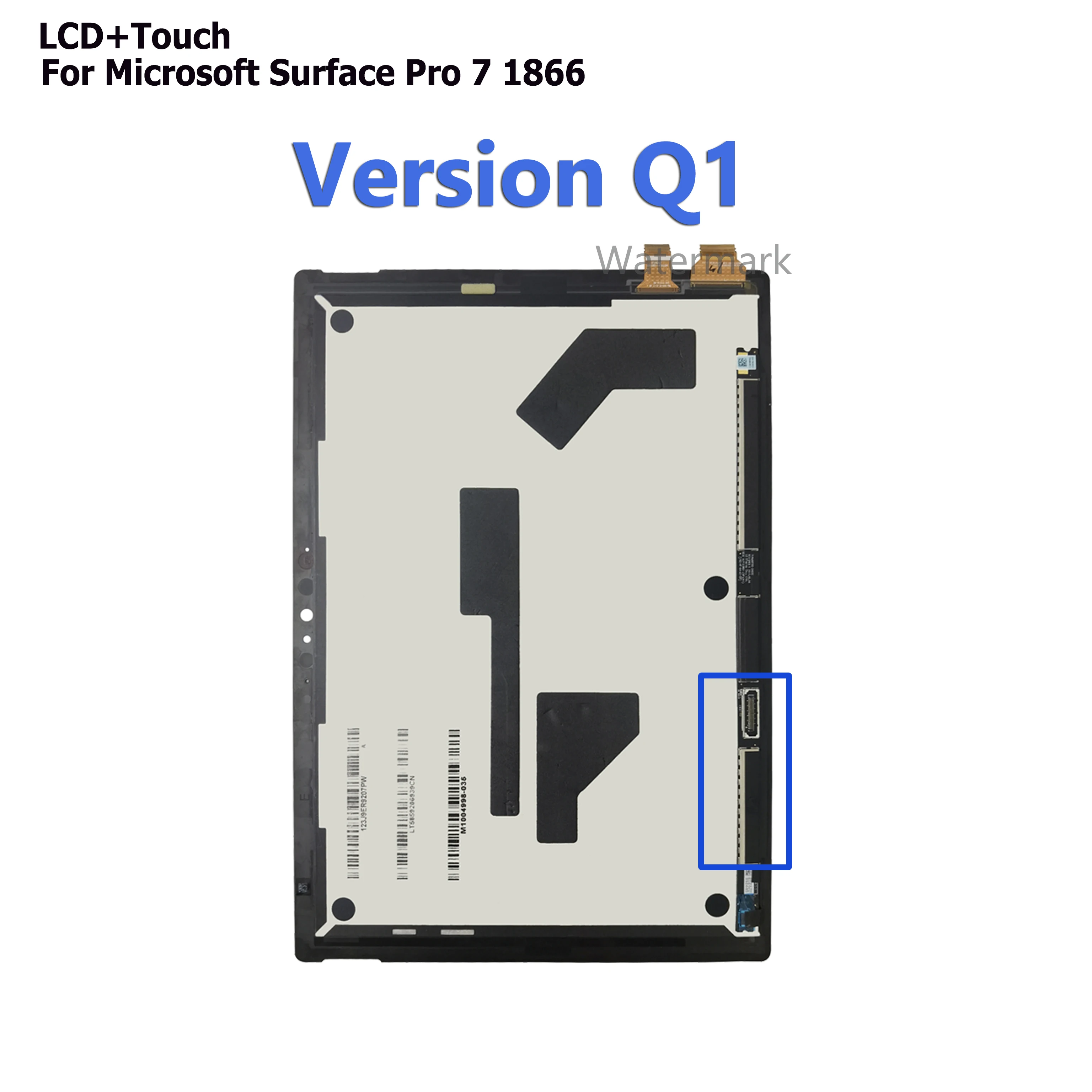 100% протестированный оригинальный сменный ЖК-планшет для Microsoft Surface Pro 7 1866
