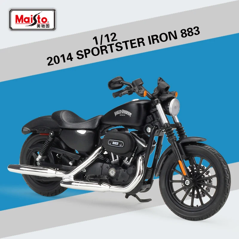 1:12 2014 SPORTSTER IRON883 Maisto модель автомобиля металлическая литая спортивная гоночная
