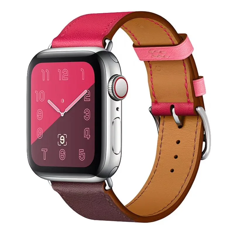 Ремешок для iWatch 5 4 40 мм 44 Одноместный тур Браслет ремешок серии 1 2 3 42 38 Натуральная