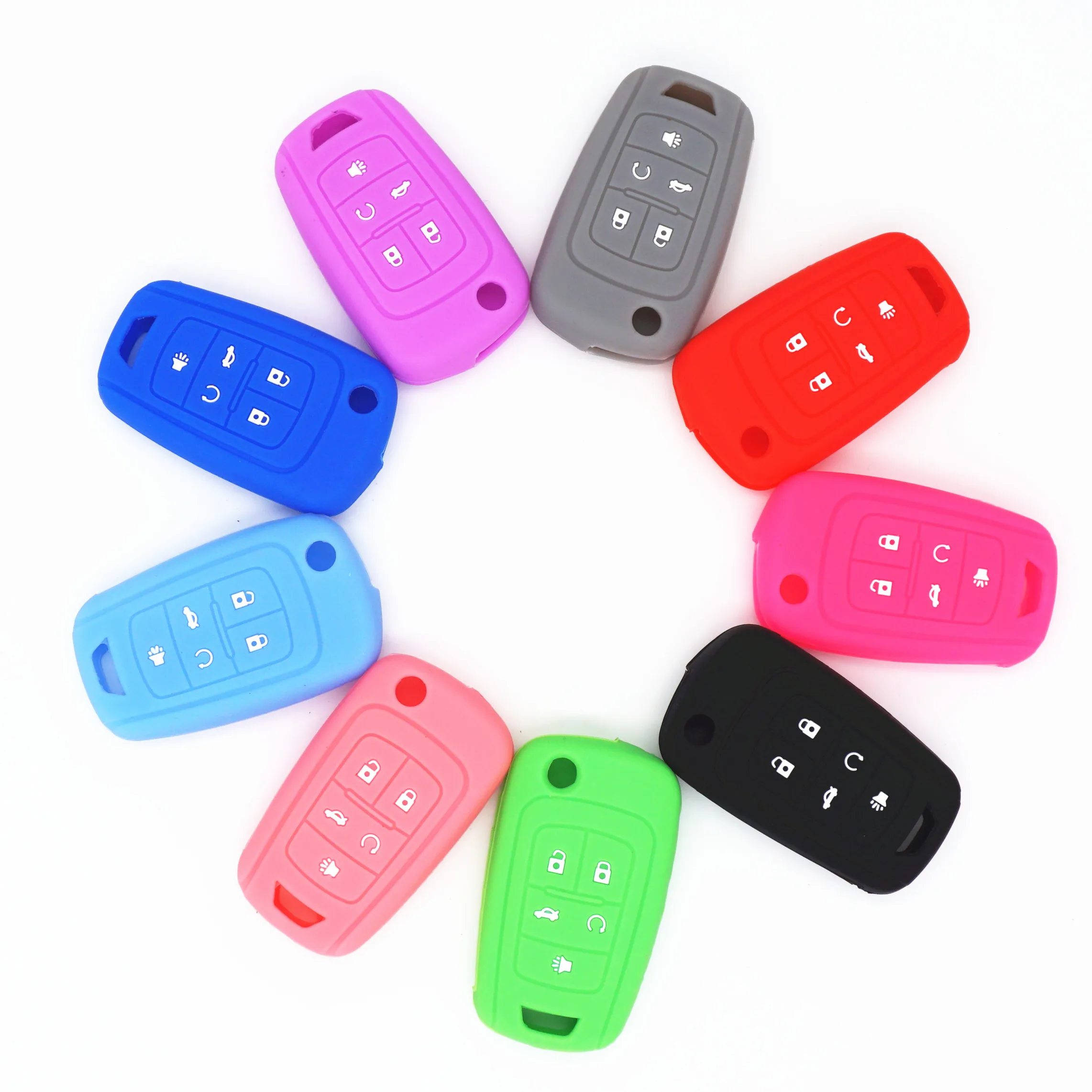 Силиконовый брелок для ключей WFMJ с 5 кнопками чехол дистанционным управлением