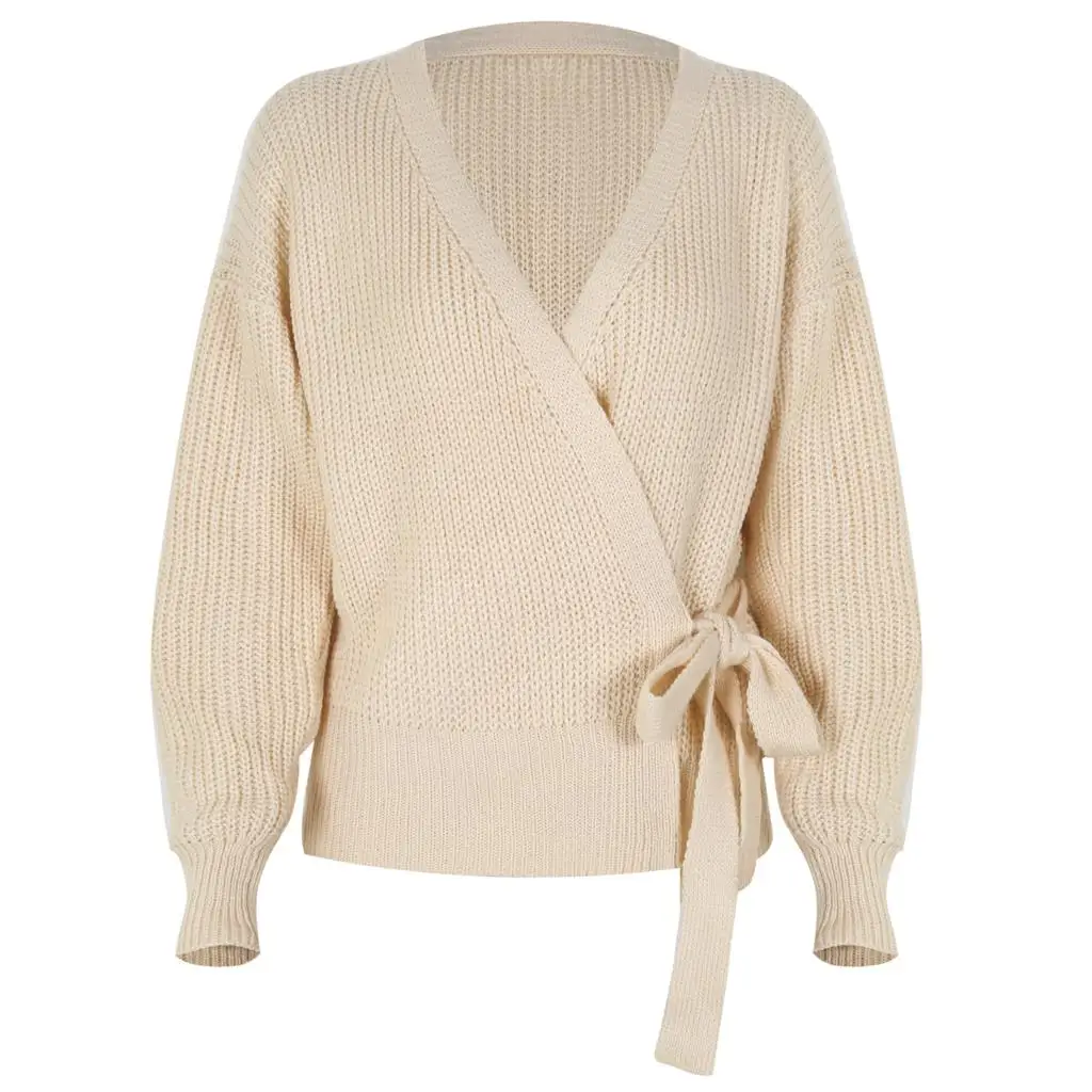 

Womens Green Knitted Cardigan Sweater Women Long Sleeve Sashes Chic Sweater Streetwear Autumn Winter Womens Knit Sweater 2021