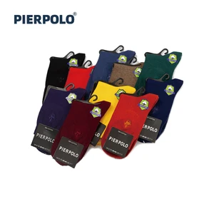 Причал поло носки мужские брендовые 98% модное платье из хлопка с круглым вырезом зимние осенние носки бизнес носки с вышивкой подарок