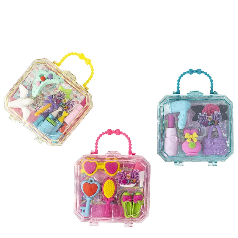 Новинка Творческий замок принцесса серии школьные детские ластики набор