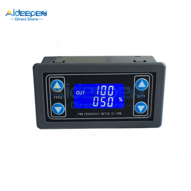 

1Hz-150KHz LCD Digital Display PWM Pulse Frequency Duty Cycle Adjustable Square Wave Rectangular Wave Module Signal Generator