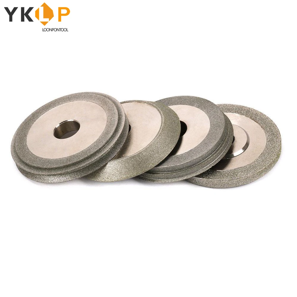 

78/80mm Electroplated Flat Diamond Grinding Wheel Set for Metal Milling diamond disc sharpening Accessories 4Pcs/Set