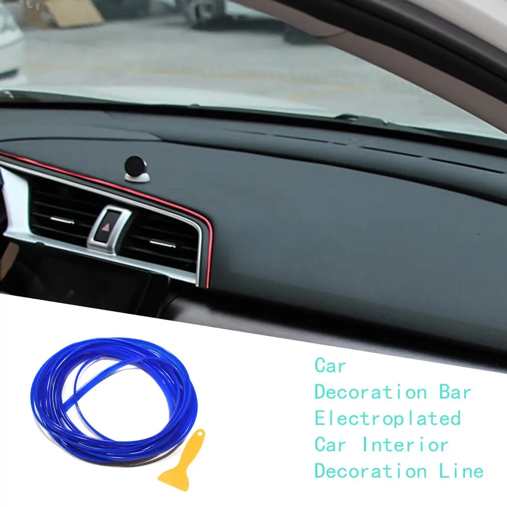 2 м автомобиля внутренней и внешней украшения Литье триммер газа линии