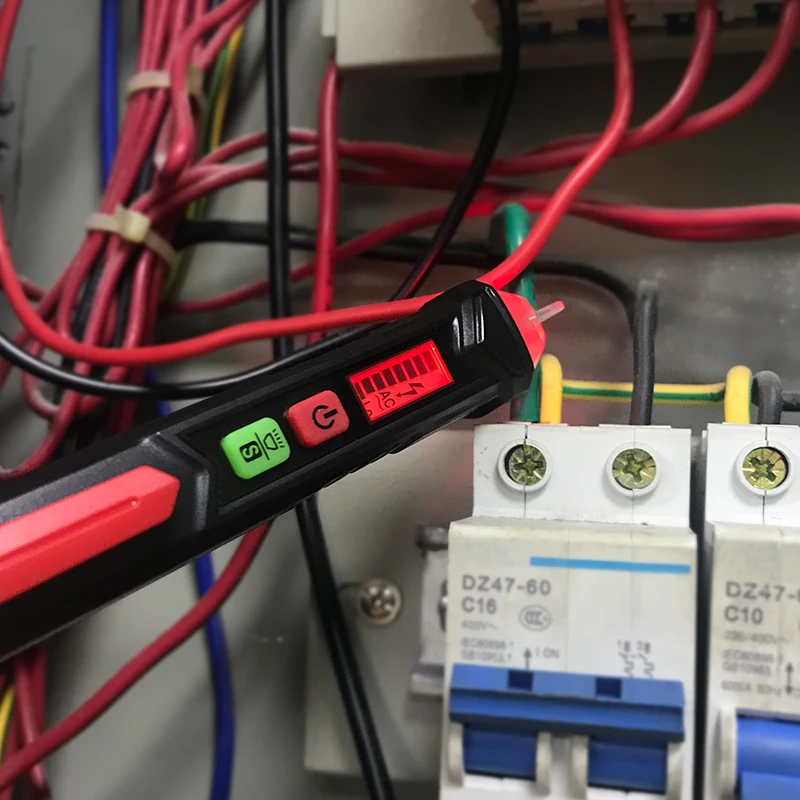 Цифровой вольтметр Habotest HT100E интеллектуальный Бесконтактный детектор напряжения
