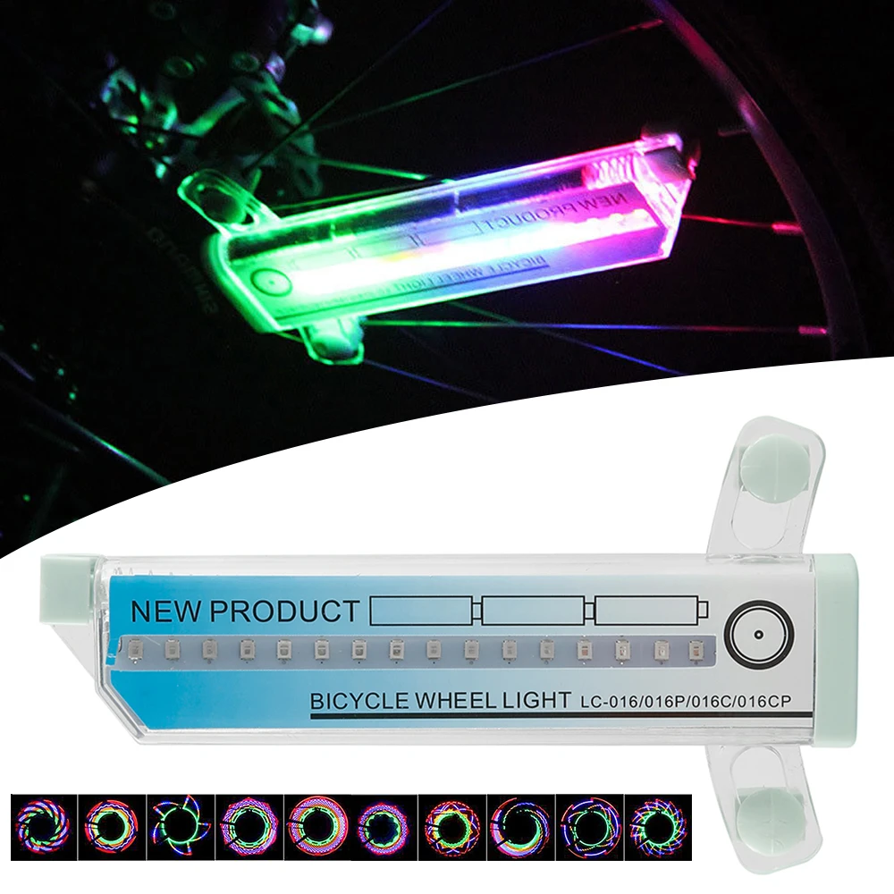 

Colorful Bicycle Wheel Signal lights Waterproof Bicycle Spoke light LED Bike Wheel light Bicycle Safety Warning light Bike Light