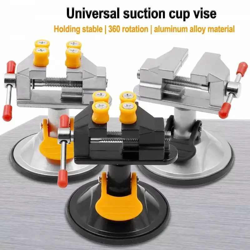 

Table Vise Household Workbench Toggle Clamp Pliers Adjustable Jaw Screw Quick Positioning Fixture 360 Degree Rotating