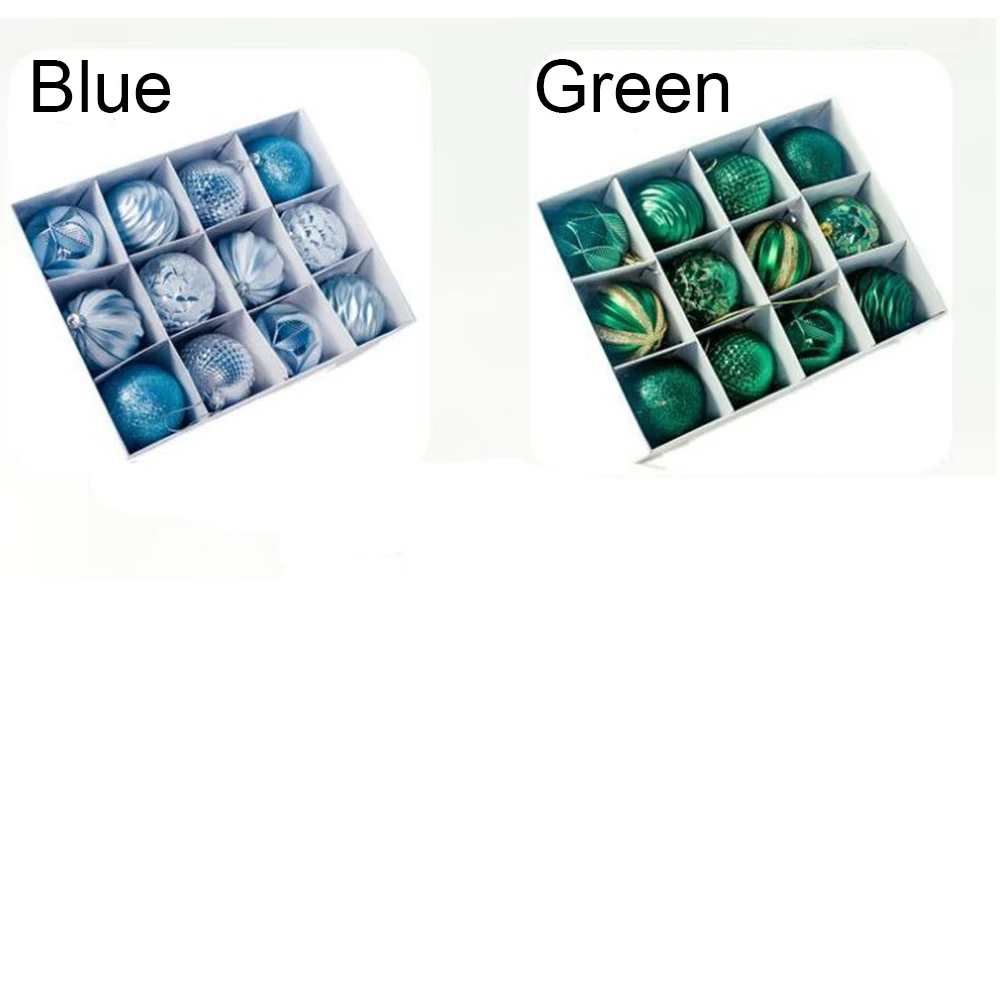 12 шт. 6 см новогодняя елка Декоративный Шар блестящий шар для рождевечерние