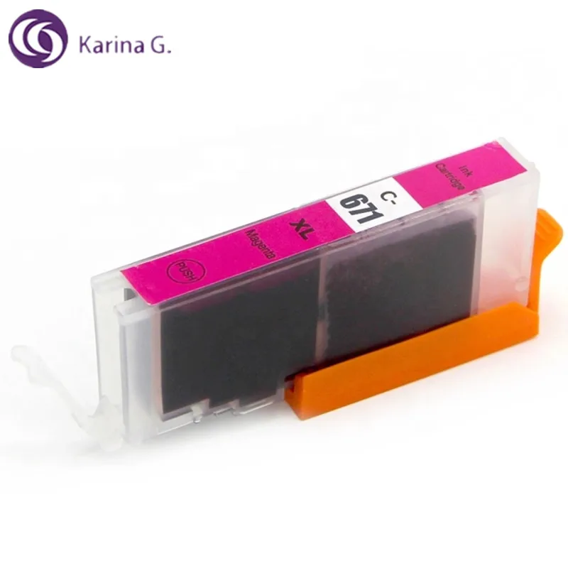 Совместимый чернильный картридж для Canon PGI670 PGI 670 PIXMA MG5760 MG5765 MG5766 MG6860 MG6865 MG7760 MG7765 и