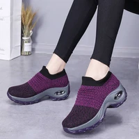 spring summer women sneakers fashion breathable mesh casual shoes platform sneakers for women black sock sneakers shoes