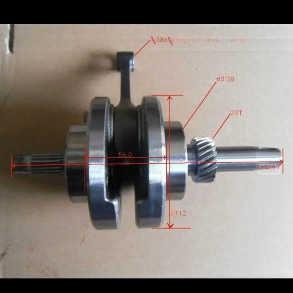 Мотоциклетная модель для Honda Lifan Dayang Zongsheng CG125 CGL125 коленчатый вал узел GN125H Haojue125