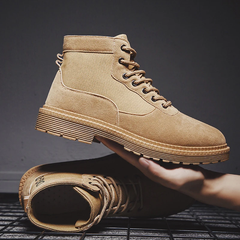 Мужские ботинки сезон осень-зима 2020 мужские водонепроницаемые из искусственной