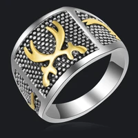 wangaiyao2021 middle east arab fashion jewelry mens antique silver ring knife amulet gold plated ring men
