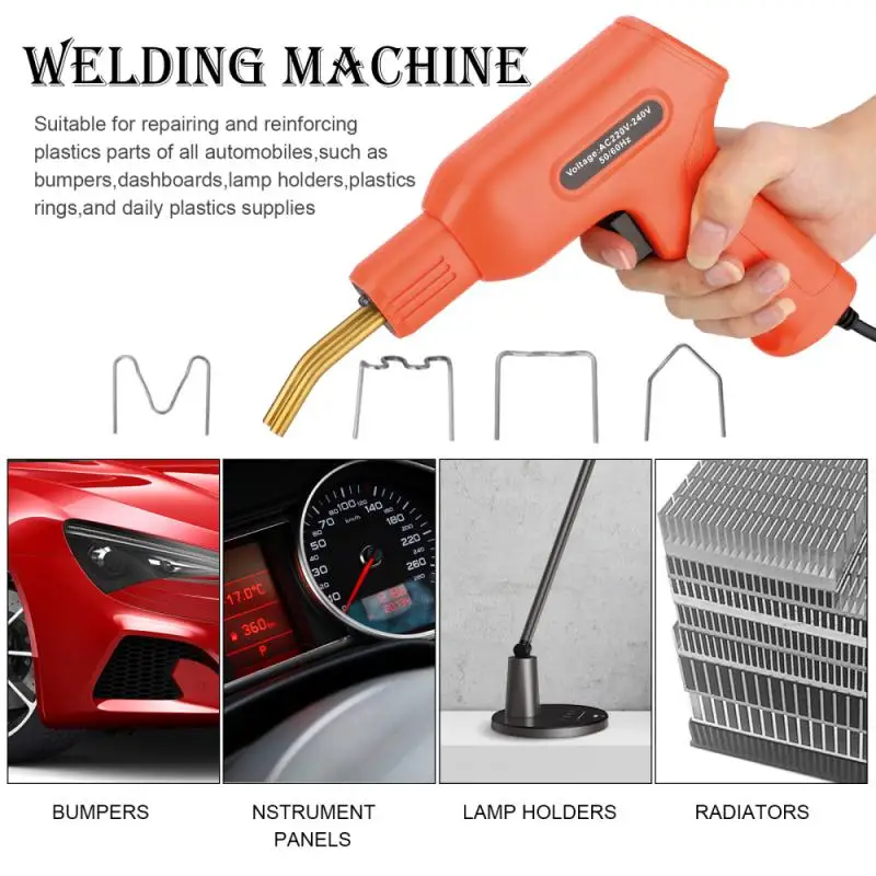 

New Plastic Welders Handy Welders Garage Tools Hot Staplers Machine Staple PVC Repairing Machine Car Bumper Repairing Welding