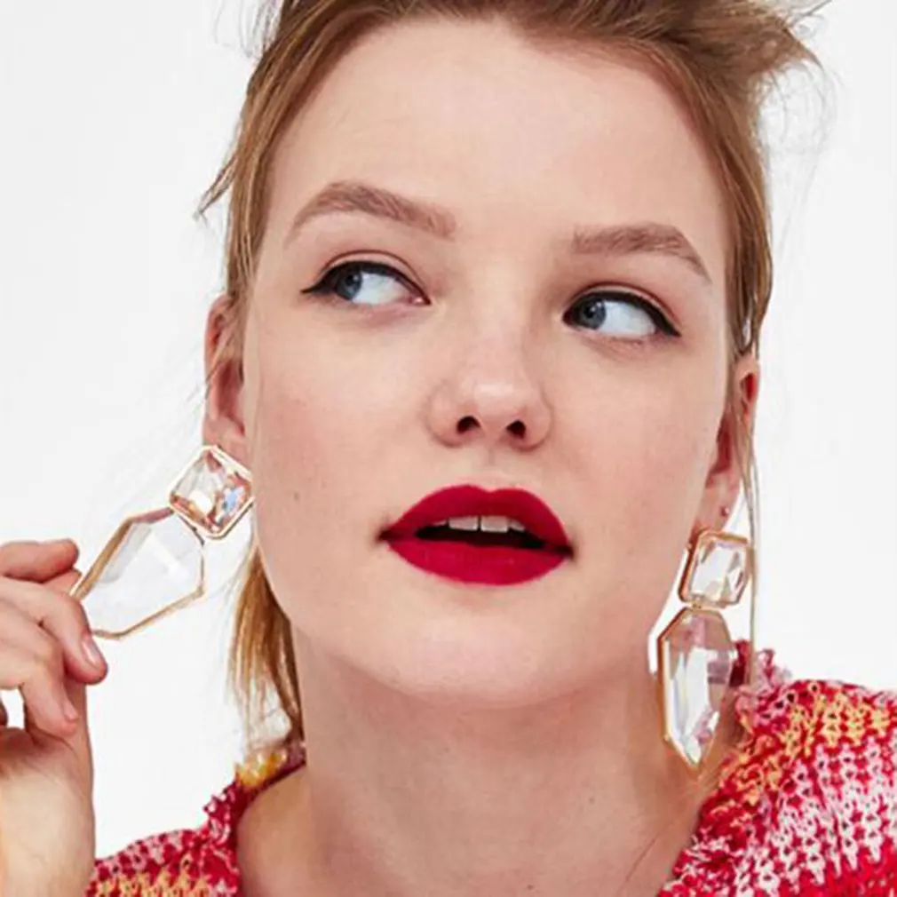 Женский роскошный камень кулон серьги для женщин Свадебные Висячие ювелирные