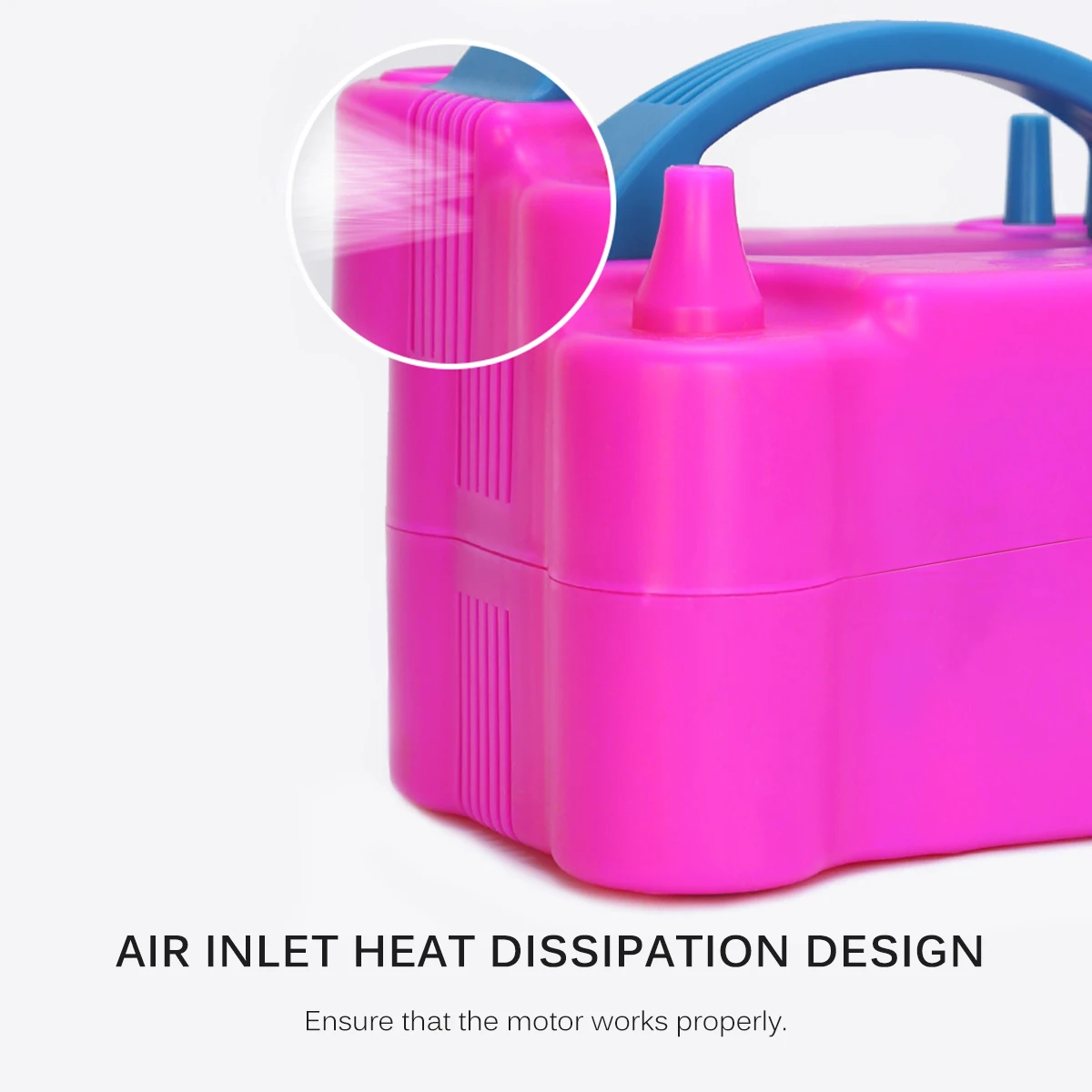 Двойной воздушный насос с отверстием портативный надувной электрический для