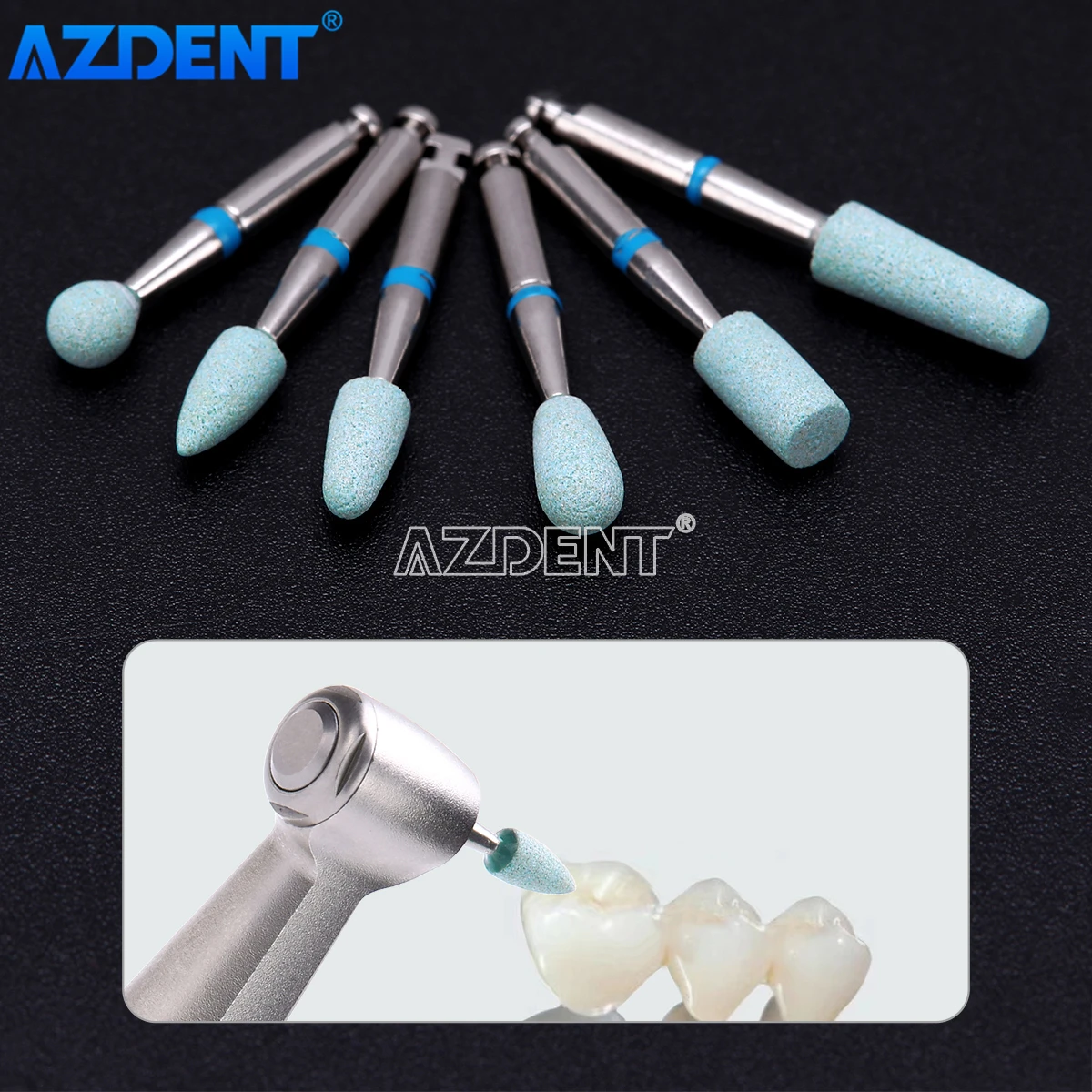 Зубная керамическая шлифовальная машина AZDENT Dental RA с алмазной полировочной