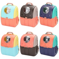 creative pet carrier backpack toy with cute dog cat pretend play feeding kit game supplies kids educational toy